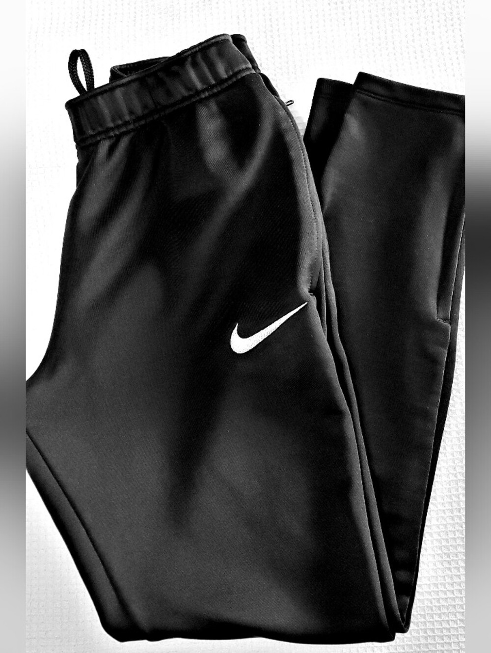 Nike Men's Small Black Zip Ankle Dri-fit Joggers